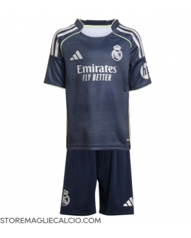 Real Madrid Maglia Gara Trasferta Repliche 2025-26 Bambino